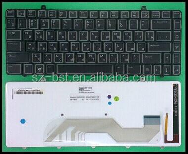 China Standard Russian RU Layout Laptop Keyboard For Dell Alienware M11X R2 M11X R3 Backlit for sale