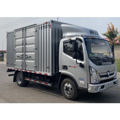 China 3360mm Wheelbase Van White Drive Cargo Truck 4140x2100x2100mm for sale