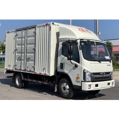 China optional type multiple engine box 4140x2100x2100mm transport truck vegetables van cargo for sale