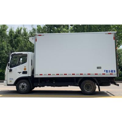 China Transport Freezer Food Refrigerator Truck Design Refrigerated Trucks AUMARK 4X2 Refrigerator Truck for sale