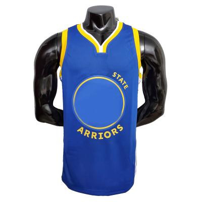 China Breathable Golden State Warriors Curry #30 Basketball America Best Selling Men's Blue Basketball Jersey for sale