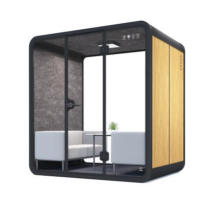 China Mini Portable Soundproof Office Private Modular Pod Safe Private Phone Booth for sale