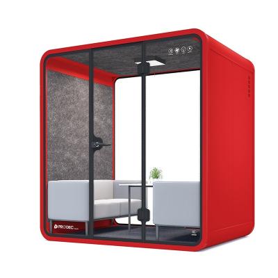 China Commercial Customized Office Silent Studio Modular Mobile Private Soundproof Phone Booth for sale