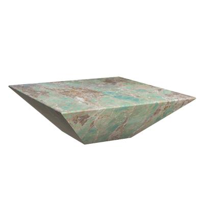 China Durable Nordic Faux Marble Furniture Living Room Top Table Sintered Stone Modern Luxurious Coffee Table for sale