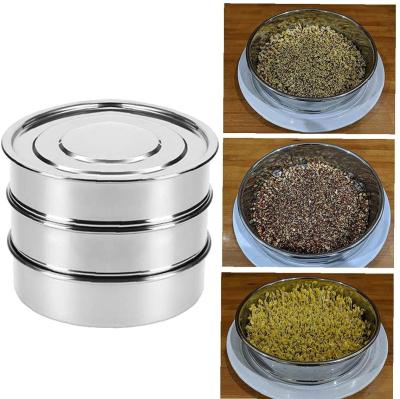 China Good quality stainless steel seed germination tray sieving for red bean seed nursery germination for sale