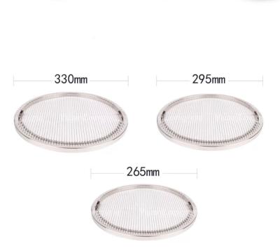 China Easily Cleaned 304 Stainless Steel Korean Barbecue Charcoal Grills Plate BBQ Smoke Net for sale