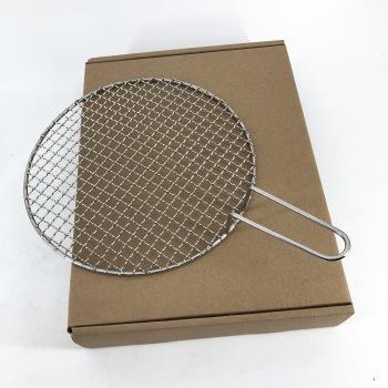 China Easily Cleaned Outdoor Metal Mesh Grill / Stainless Steel BBQ Grill Wire Mesh Korean Barbecue Dish for sale