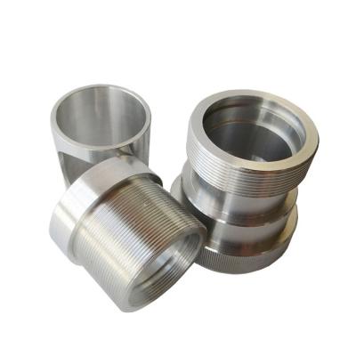 China Hotel Manufacturer Skillful CNC Machining Custom Aluminum Threaded Bushing for sale