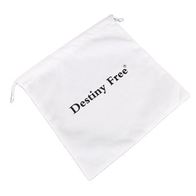 China Reusable Easy Carry Drawstring Portable Shoes Bag Travel Storage Pocket Dust Bags Nonwoven Bag for sale