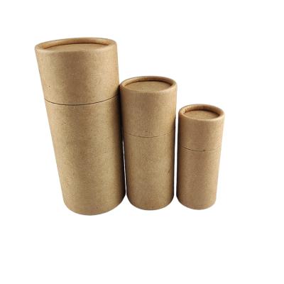 China Wholesale 10ml Paperboard Lip Balm Paper Packaging Tube Brown Cardboard Tubes For Crafts for sale