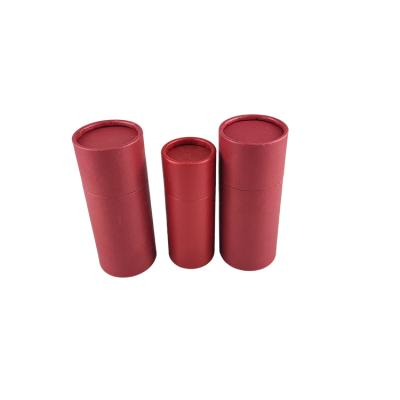 China Ready To Ship Eco Friendly Cylinder Box Paper Packaging Tube Crafts Packing Box With Lid for sale