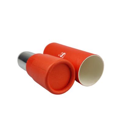 China 2021 new arrival biodegradable packaging lip balm stick container paper tube for lipstick for sale