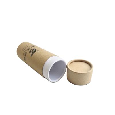 China custom biodegradable recyclable kraft paper tube packaging empty cylinder gift box for clothes for sale