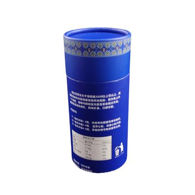 China Best quality biodegradable food grade tea paper tube packaging container with full color printing for sale