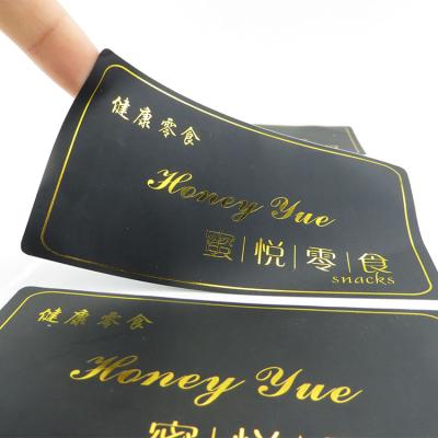 China Popular personalized cosmetic essential oil sticker hot label color printing for sale