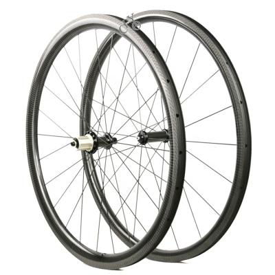 China Road Bikes 38mm Road Bike Wheelset 25mm Width Carbon Wheelset 700c Rim Brake Tubeless Ready R36 700c Wheels for sale