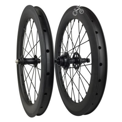 China Folding Bikes 16 Inch 349 Carbon Wheelset 25mm Anvil Rim Brake 16