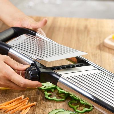 China Viable Chopper Manual Slicer Adjustable Onion Mandoline Slicer Carrot Potato Tomato Cutter for sale