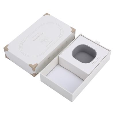 China Recyclable Paper Drawer Box Square Cardboard Small Paper Pull Out  Slider Open Gift Box Mini Drawer Boxes Hardboard With Sliding Lid for sale