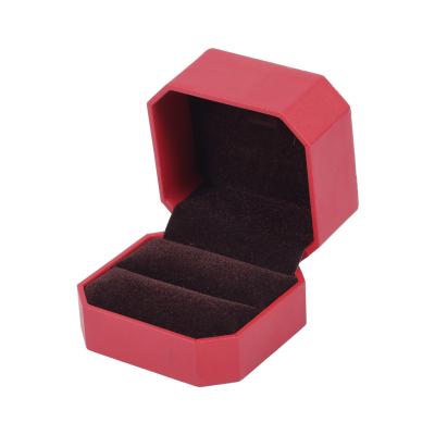 China Hot-selling Recyclable Ring Gift Box Ring Box Wholesale Wedding Rose Velvet Jewelry for sale