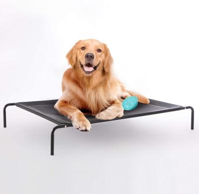 China Wholesale Portable Travel Indoor And Outdoor Pet Bed With Breathable Mesh Pet Camp Bed M Size For Medium Dog for sale