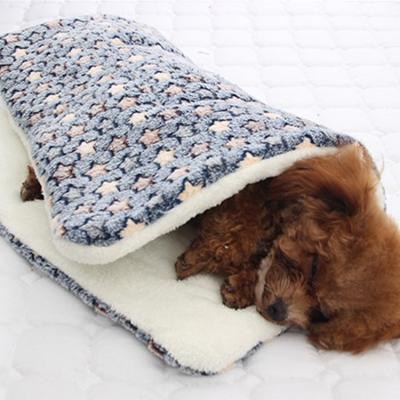 China Wholesale Viable Thickened Pet Mat Soft Flannel Pad Pet Blanket for sale