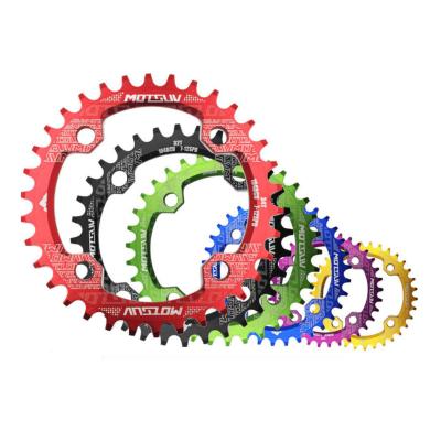 China Road Bike MTB Bike Bicycle Crank Sprocket For Bicycle Grade With High Quality Narrow 32t/34t/36t/38t Wide Sprocket Round/Oval Shape for sale