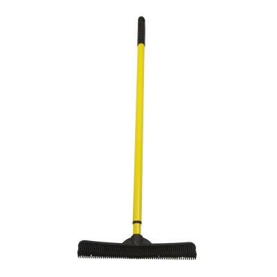 China Home Hair Remover Broom Pet Hair Removal Tool With Squeegee And Telescoping Handle for sale