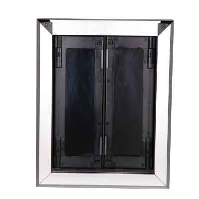 China Sustainable Pet Supplies Swing Pet Door For Dogs Aluminum Dog Door for sale