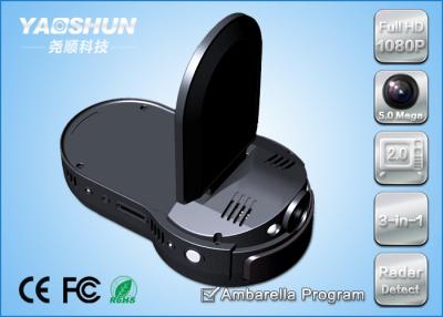 China Ambarella Chip Night Vision Car DVR GPS Full HD 1080P Radar / 5.0 Mega Pixel for sale