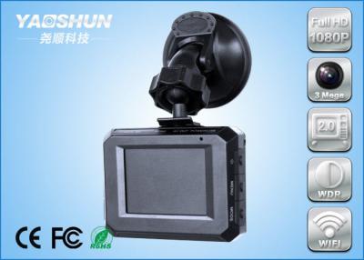 China ABS schwarzer Doppelrecorder volles HD des linsen-Auto-DVR mit dem 2,0 Zoll-LCD-Bildschirm zu verkaufen