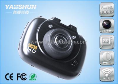 China Brede Hoek Volledige HD WDR/de Auto DVR van HDR WIFI met G - sensor, 120 Graad Te koop