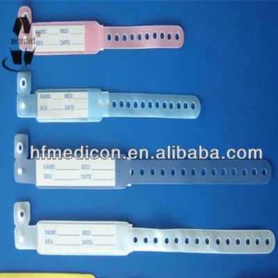 China Medical ID Bracelets / Patient ID bracelets /newborn ID bands en venta