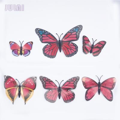 China High Hollow WALL STICKER Popularity Wallsticker Decoration 3d Paper Butterfly Wall Sticker For Home Decorations, Support Customization for sale