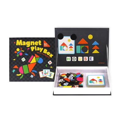 China Good Quality And Playability Children's Book Eco-friendly Puzzle Magnetometer Paper Decorative Magnetic Book And Children's Jigsaw Puzzle for sale