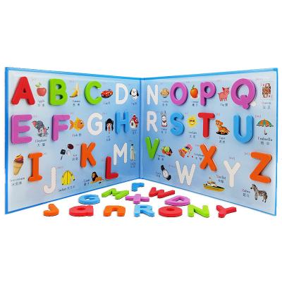 China Hot Selling Funny Education Cartoon Patterns Magnetic Children's Book With ABCD Alphabet Number For Children's Early Education for sale