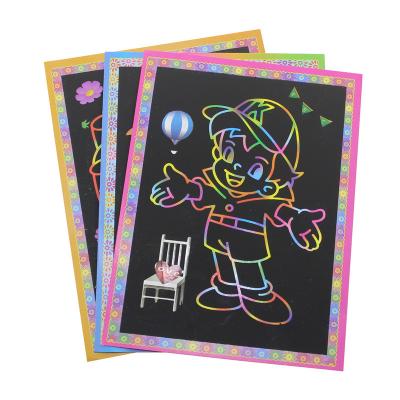 China China Competitive Price Chocolate Scented Custom Scratch Off Cards For Girls Like DIY Color Scratch Paper Book for sale