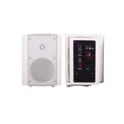 China China 2019 PORTABLE 5 Inch 8 Ohm 20Wx2 Wall Mounting Speaker Active Background Music System for sale