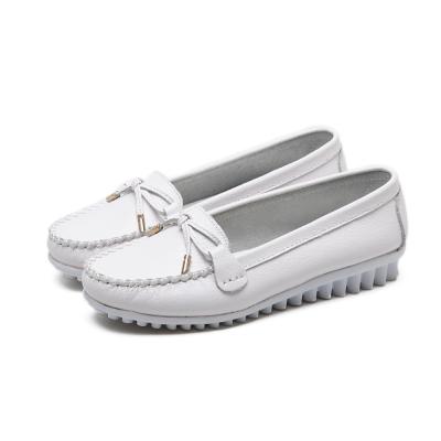 China Bowknot Round Casual Women's Loafer Shoes Flat Single Shoes Foreign Trade for sale