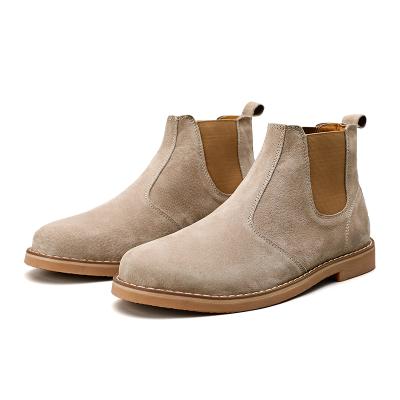 China Genuine Chelsea Boots Mens Chelsea Boots Suede Leather Flat Boots For Men for sale