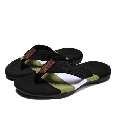 China Wholesale Fashion Trend Mens Flip Flops V Cloth Strap PVC Flip Flops Slippers For Men for sale