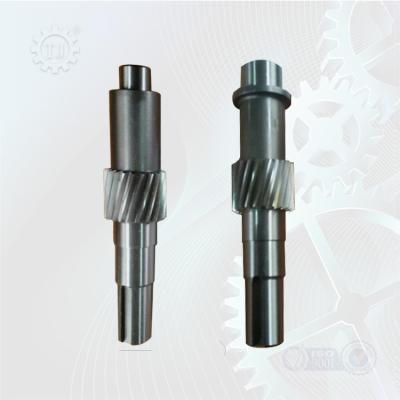 China Hotels CNC Machining Steel Tooth Gear Input Rotation Helical Shaft for sale