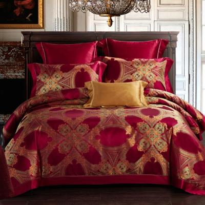 China Four seasonshigh quality mulberry retro 100% pure silk bedding sets sustainable fine pure silk color for sale