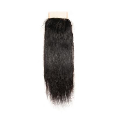 China 100% Brazilian Virgin Human Hair Factory Direct Sellers 4*4 Lace Closure Headband 100% Human Hair 4x4 Lace Directly for sale