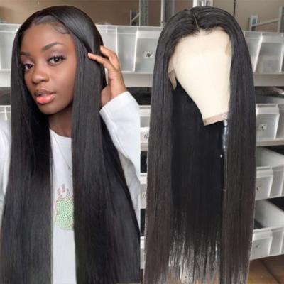 China Silky Straight 13x4 Hd Lace Front Human Hair Wigs For Color Transparent Women Lace Front Wigs 100% Virgin Glueless Lace Wig Sellers for sale