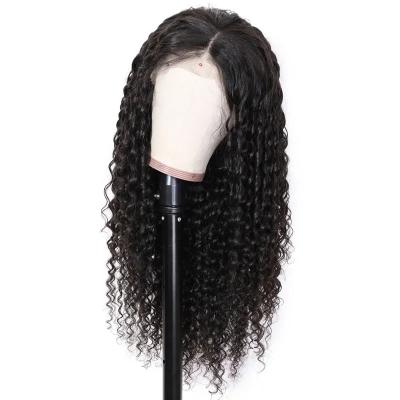 China Hot Sale Cheap Raw Indian Virgin Human Hair Deep Wave Hd 13x4 Lace Front Transparent Lace Front Wigs Natural Hair Wigs for sale