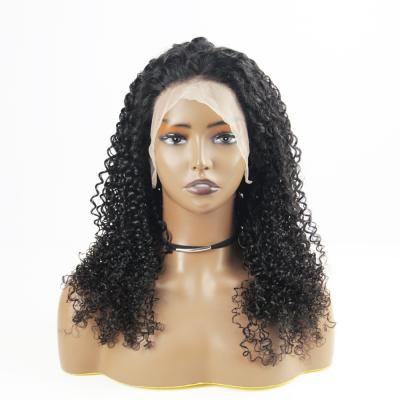 China Hot Sale 13x6 Curly Curly Wave Lace Front Wigs Brazilian Virgin Human Hair Wig Pre Plucked Natural With Baby Hair Wig For Black Female for sale