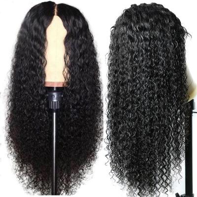 China Hot Sale Cheap Raw Indian Virgin Curly Wave Hair Hd 4x4 Curly Lace Front Wigs Transparent Lace Frontal Natural Hair Wigs for sale