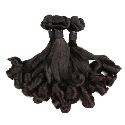 China Factory Cheap Double Curly Drawn Virgin Flower Brazilian Hair Bundles,Mink Brazilian Hair Weft,Wholesale Curly Flower Hair Extensions for sale