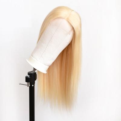 China Hot Selling Best Quality 613 Straight Blonde Hair Wigs , 100% Brazilian Remy Human Hair 613 Straight Wig 4X4 Lace Front Wig for sale